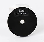 Lentille convergente focale + 5mm : POD608615 1/4