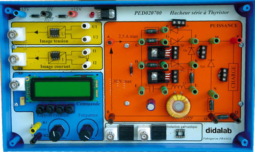 VLV step-down thyristorised chopper - Training module (ref: PED020700) 3/4