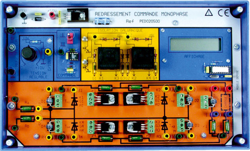 VLV 1-phase thyristorised rectifier - Training module (ref: PED020500) 3/4