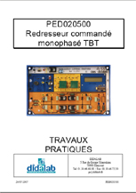 Manuel d'utilisation du module redresseur monophasé PED020500 (Ref - PED020510) 1/4