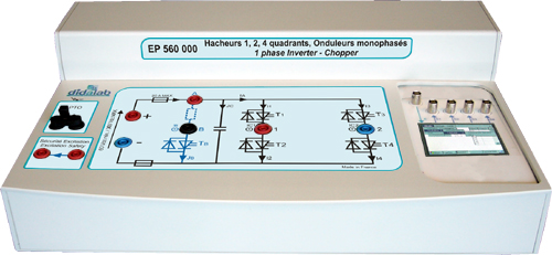 Onduleur monophas, hacheur 1, 2, 4 quadrants, 1,5/3 kW 3/4