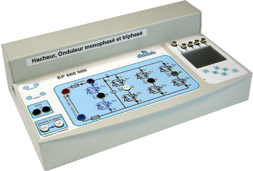 1.5/3 kW 1-/2-/4-quadrant chopper, 1-/3-phase inverter - Training module (ref: EP660000) 2/4