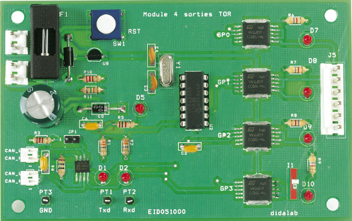 4 ON/OFF CAN LIN outputs - Expansion board (ref: EID051000) 2/4