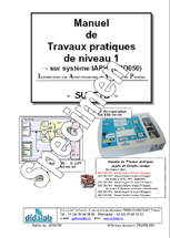 Manuel de Travaux Pratiques, niveau BAC (sujets), régulation de vitesse et position (Réf - ERD050030) 1/4