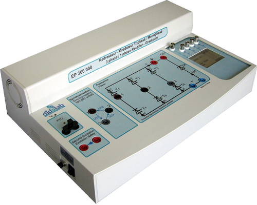 1.5/3 kW 1-/3-phase rectifier / AC contoller - Training module (ref: EP360000) 2/4
