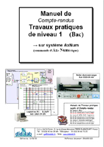 Manuel de Travaux Pratiques appliqus  l'AxNum, niveau Bac (compte-rendus), rgulation position (Rf - ERD150020) 1/4