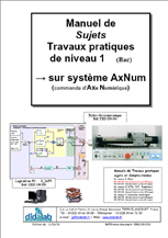 Manuel de Travaux Pratiques appliqus  l'AxNum, niveau Bac (sujets), rgulation position (Rf - ERD150030) 1/4