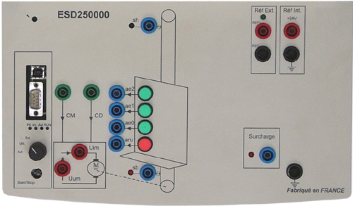 3-level hoist (21 ON/OFF Inputs/Outputs) - Training bench (ref: ESD250000) 3/4