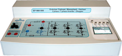 1.5/3 kW 1-/2-/4-quadrant chopper, 1-/3-phase inverter - Training module (ref: EP660000) 3/4