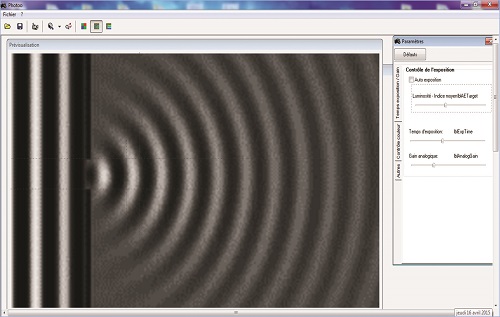 Flat waves and diffractional principle: EXP100110 4/4
