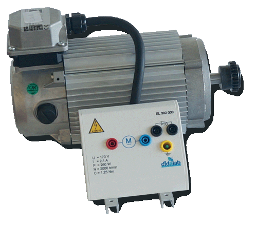 300-W / 170 Vdc motor with permanent excitation, ref EL302000 2/4