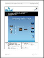 Streaming server & VOD - Practical works (ref: ETR400081) 1/4