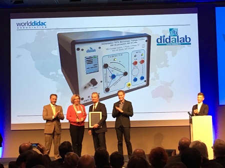  300-W power supply (DC, 1-phase and 3-phase AC) received an WORLDIDAC AWARD 