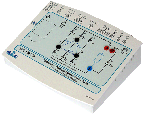 SELV 150/300 W 1-/3-phase rectifier bridge - Training module (ref: EPS130000) 2/4