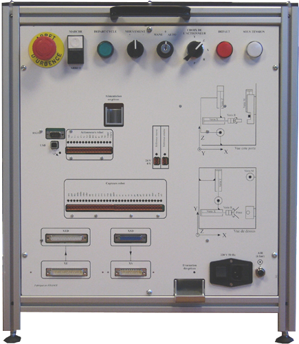 Electropneumatic robot (Grafcet control) - Training bench (ref: ESD030000) 3/4