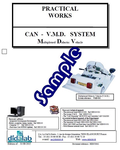 Pedagogical Multiplexed Car <i>complete version</i> - Practical works manual (ref: EID050041) 2/4