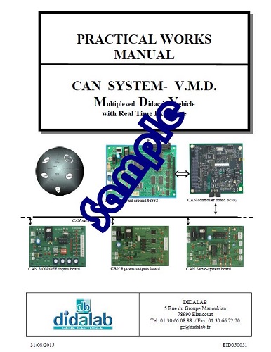 Real-time kernel for the Pedagogical Multiplexed car - Practical works manual (ref: EID050241) 2/4