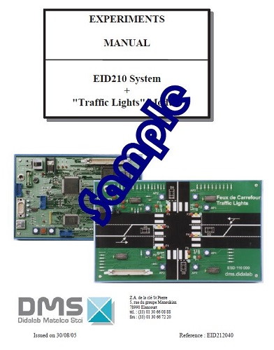 Traffic lights simulator (with EID210) - Practical works manual (ref: EID212041) 2/4