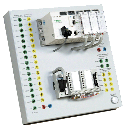 Automate Programmable Industriel (API, M340) didactis 2/4