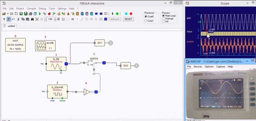 Kit DSP: Traitement de signal temps rel, Prototypage rapide graphique video2