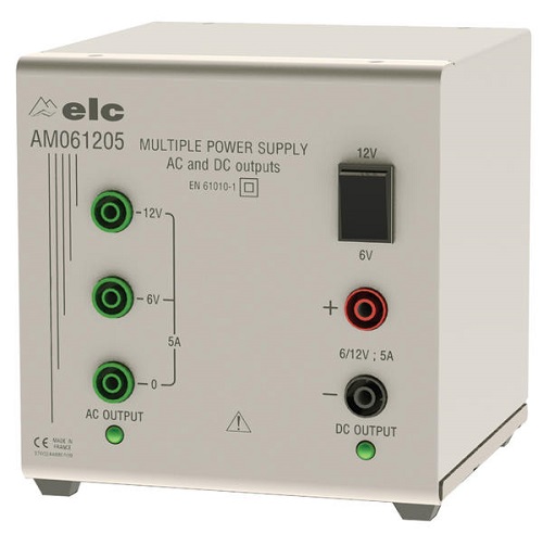 Alimentation DC/AC 6/12 V, 5 A 2/4