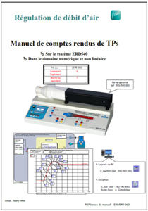 Manuel comptes rendus, débit d'air numérique et non linéaire, Niv. IV/V CITE 2011 (Ref : ERD540060) 1/4