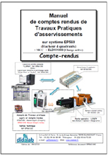 Manuels de TPs Professeur et Etudiants, Asservissement 4 quadrants sur moteur 1.5 kW, (Réf : EP560040) 1/4