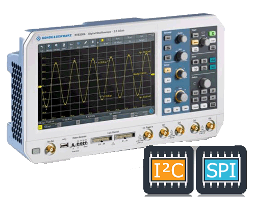 Oscilloscope 4x100 MHz 2/4