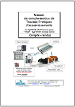 Manuel de Travaux Pratiques professeur (éléments de réponse) de régulation de vitesse sur moteur CC 1.5 kW (Réf - EP360040) 1/4