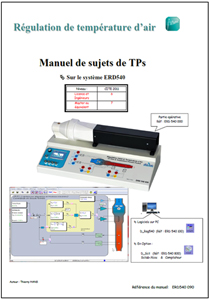 Manuel sujets, température d?air, Niv. VI/VII CITE 2011 (Ref : ERD540090) 1/4