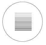 Objet d'étalonnage épaisseurs normalisées : POD066620 1/4