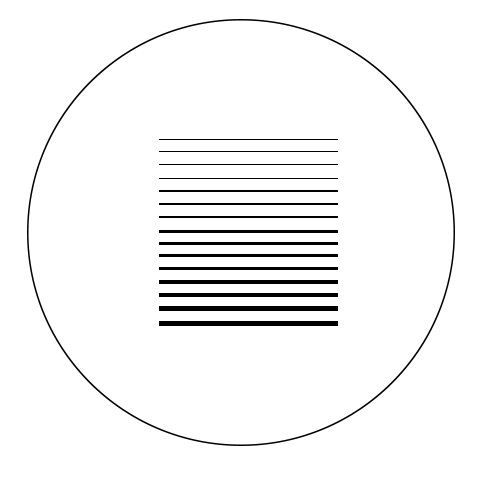 Objet d'étalonnage épaisseurs normalisées : POD066620 2/4