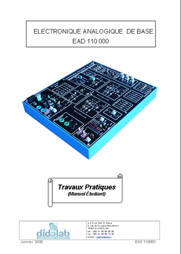 Manuel de sujets de Travaux Pratiques (étudiant, Réf : EAD110050) 2/4