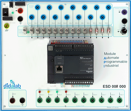 Automate programmable Industriel didactis API Schneider M221 2/4