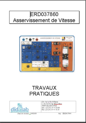 Guide d'utilisation de l'asservissement de vitesse ERD 037 860