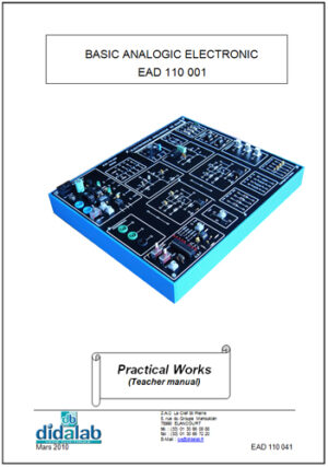 Basic analog functions - Practical works manual (ref: EAD110041)