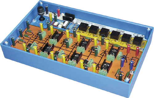 VLV 3-phase thyristorised rectifier / assisted inverter – Training board (ref: PED020600)