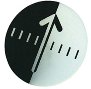 Diffusing object, arrow shaped, diam. 40mm : POD069156