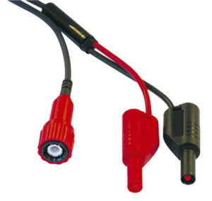 Cordon BNC/2 fiches mâles 4 mm : PEM010180