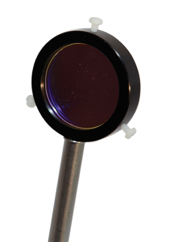 Filtre interférentiel jaune – 578nm sur porte-composant : POD010573