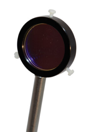 Filtre interférentiel rouge - 633nm sur porte-composant : POD010574