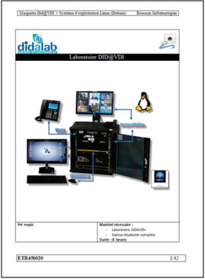 Manuel de Travaux Pratiques Système d?exploitation Linux (Debian), (Réf : ETR450020)