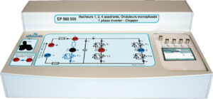 1.5/3 kW 1-/2-/4-quadrant chopper / 1-phase inverter - Training module (ref: EP560000)