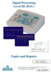 Real-time DSP signal processing, level III CITE (high school) – Practical works manual (ref: ETD410021)