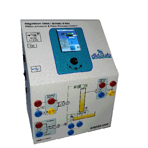 Régulation de Débit et Niveau d’Eau 1 colonne avec ou sans retard pur
