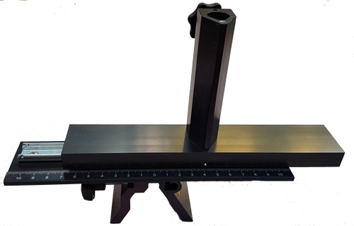 Optical rider with horizontal movement