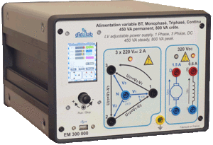 300-W Power supply, 3-phase AC, DC, Low Voltage