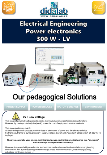 Presentation of the LV 300-W range