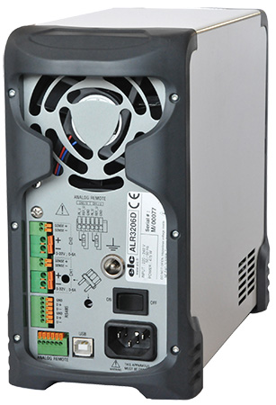 Programmable power supply, triple, 400W, 2×0-32 V / 2×0-6 A + auxiliary