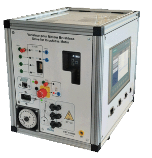 Cube-Elec 300, Automate et variateur industriel didactisé pour moteur Brushless